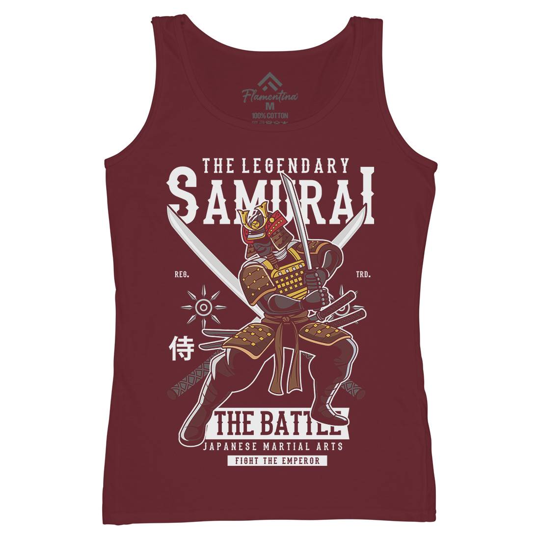 Samurai Womens Organic Tank Top Vest Warriors C430