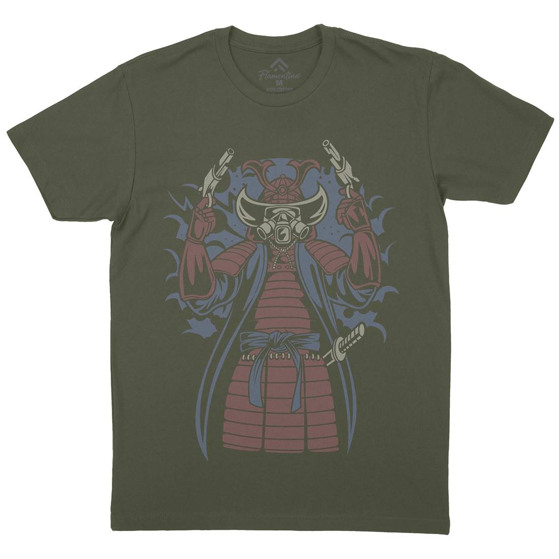 Samurai Apocalypse Mens Crew Neck T-Shirt Warriors C431