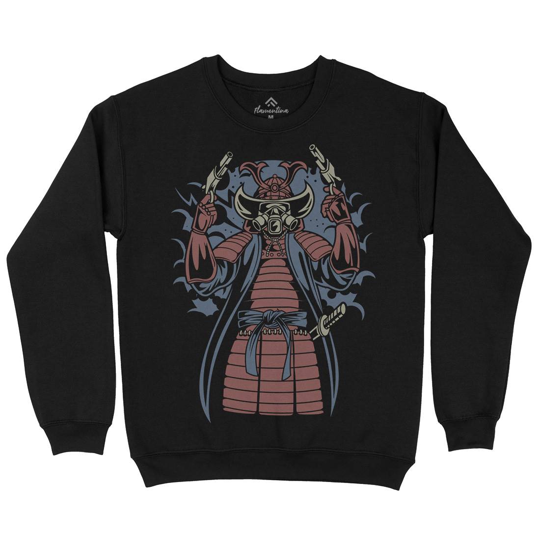 Samurai Apocalypse Mens Crew Neck Sweatshirt Warriors C431