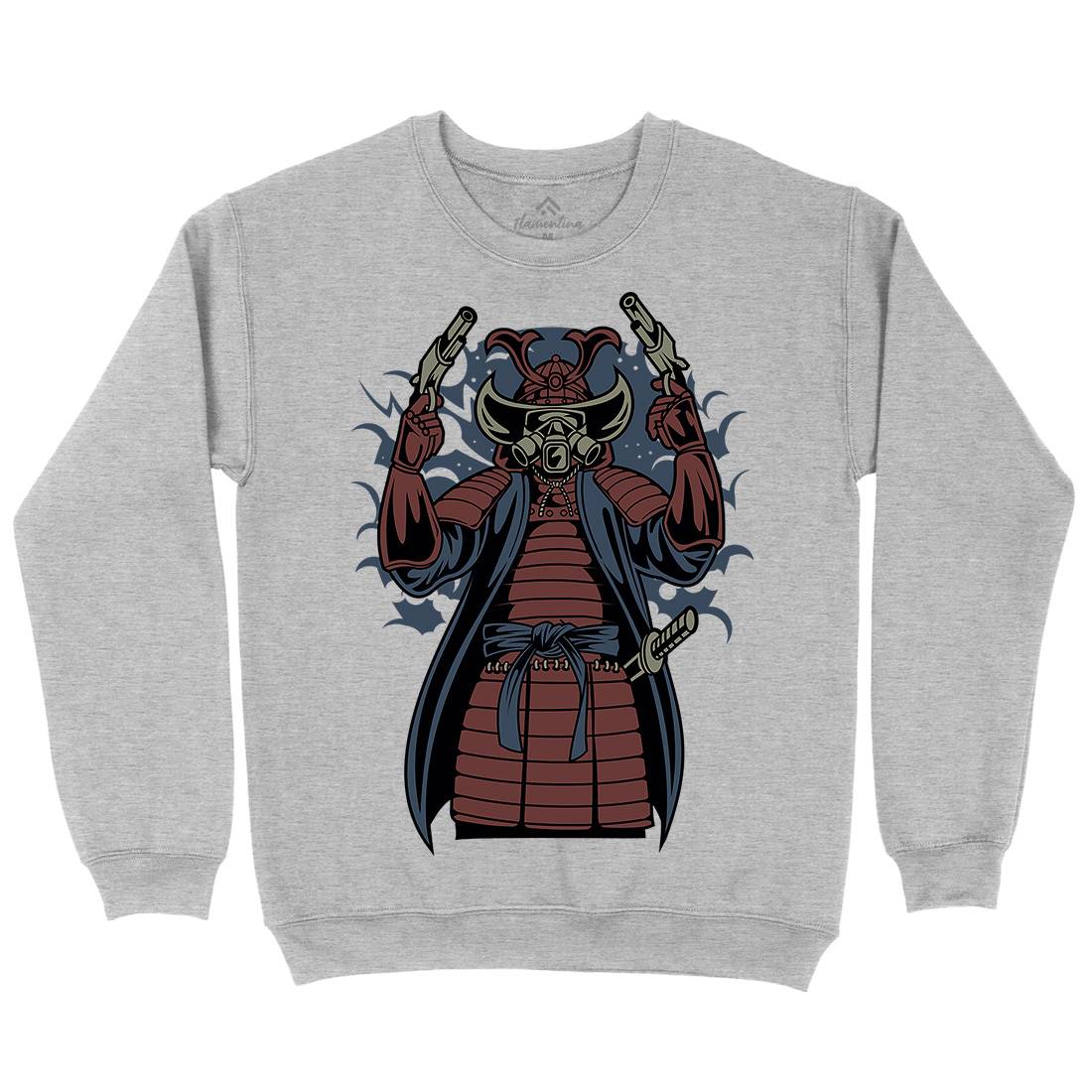 Samurai Apocalypse Kids Crew Neck Sweatshirt Warriors C431