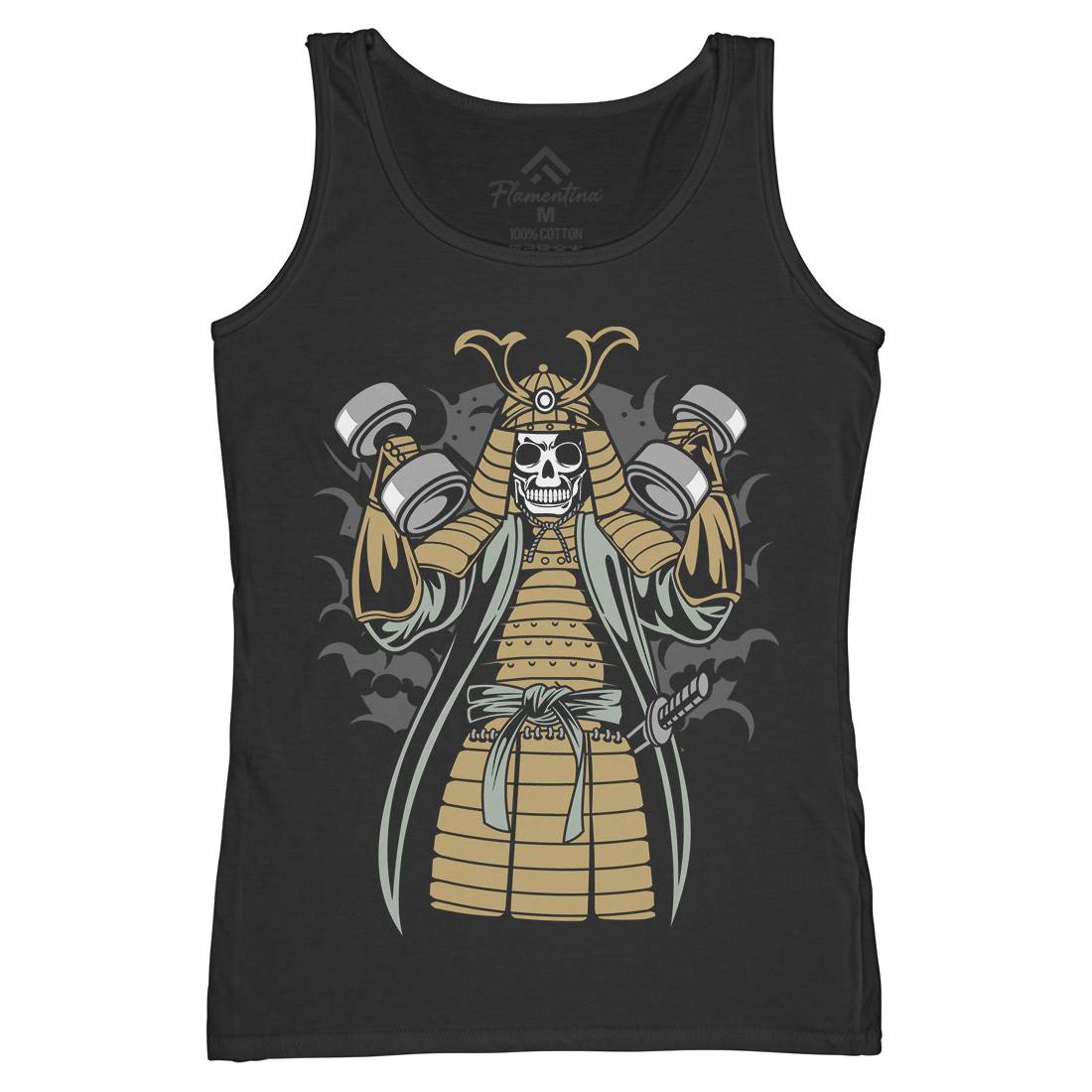 Samurai Womens Organic Tank Top Vest Gym C433