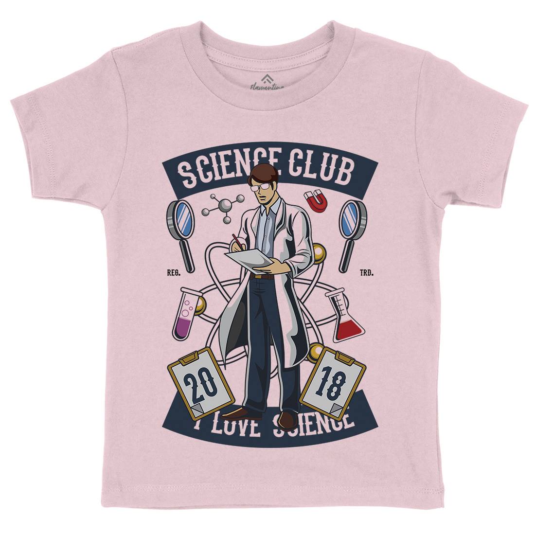 Club I Love Kids Organic Crew Neck T-Shirt Science C434