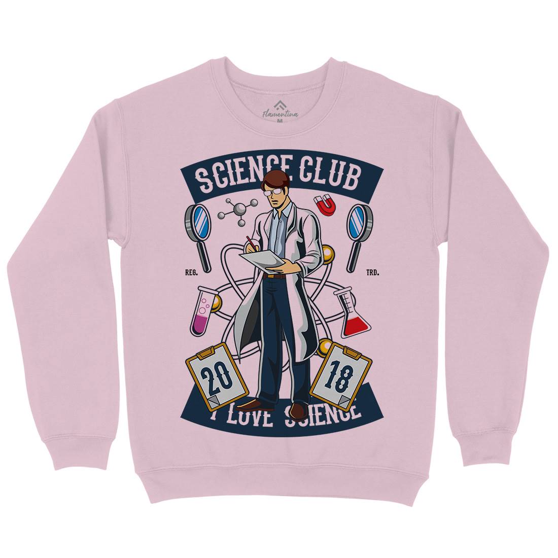 Club I Love Kids Crew Neck Sweatshirt Science C434