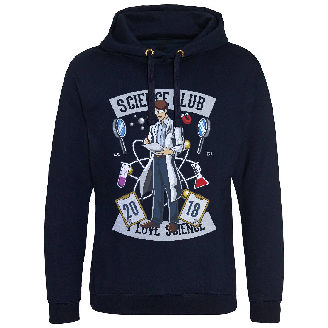 Club I Love Mens Hoodie Without Pocket Science C434