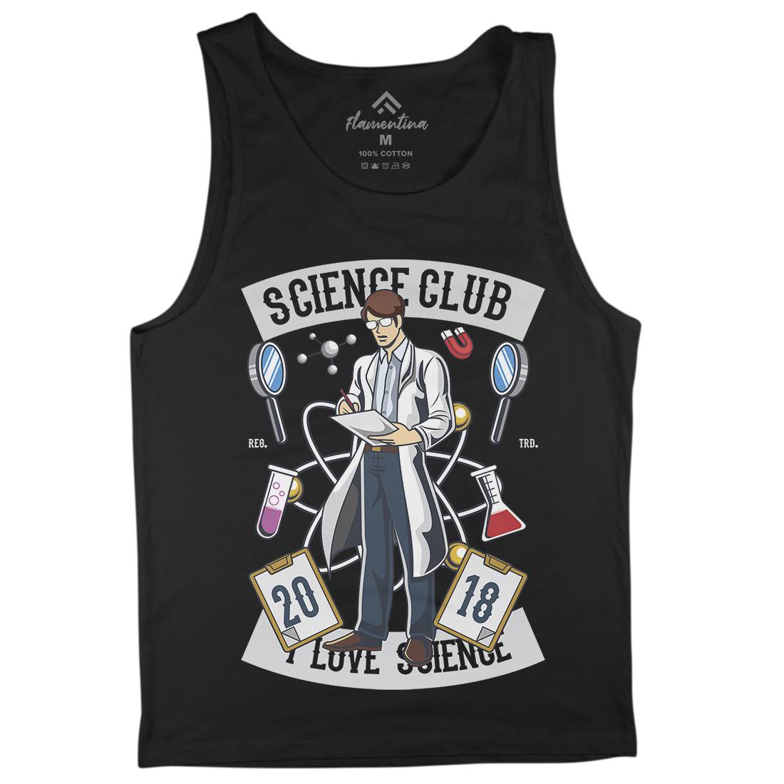 Club I Love Mens Tank Top Vest Science C434