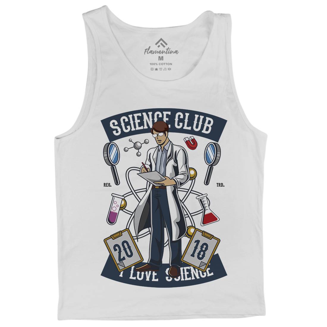 Club I Love Mens Tank Top Vest Science C434