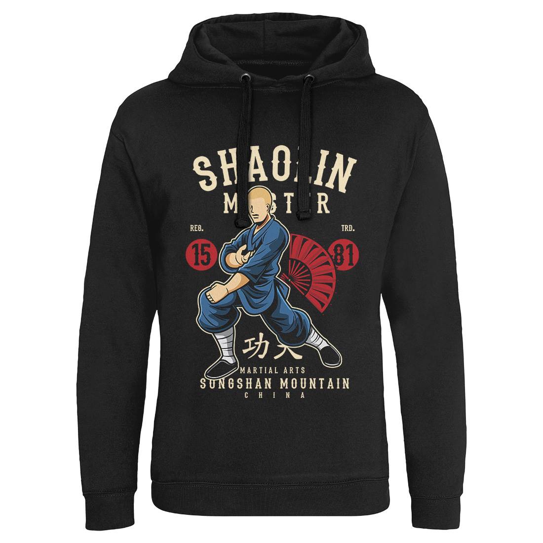 Shaolin Master Mens Hoodie Without Pocket Asian C438