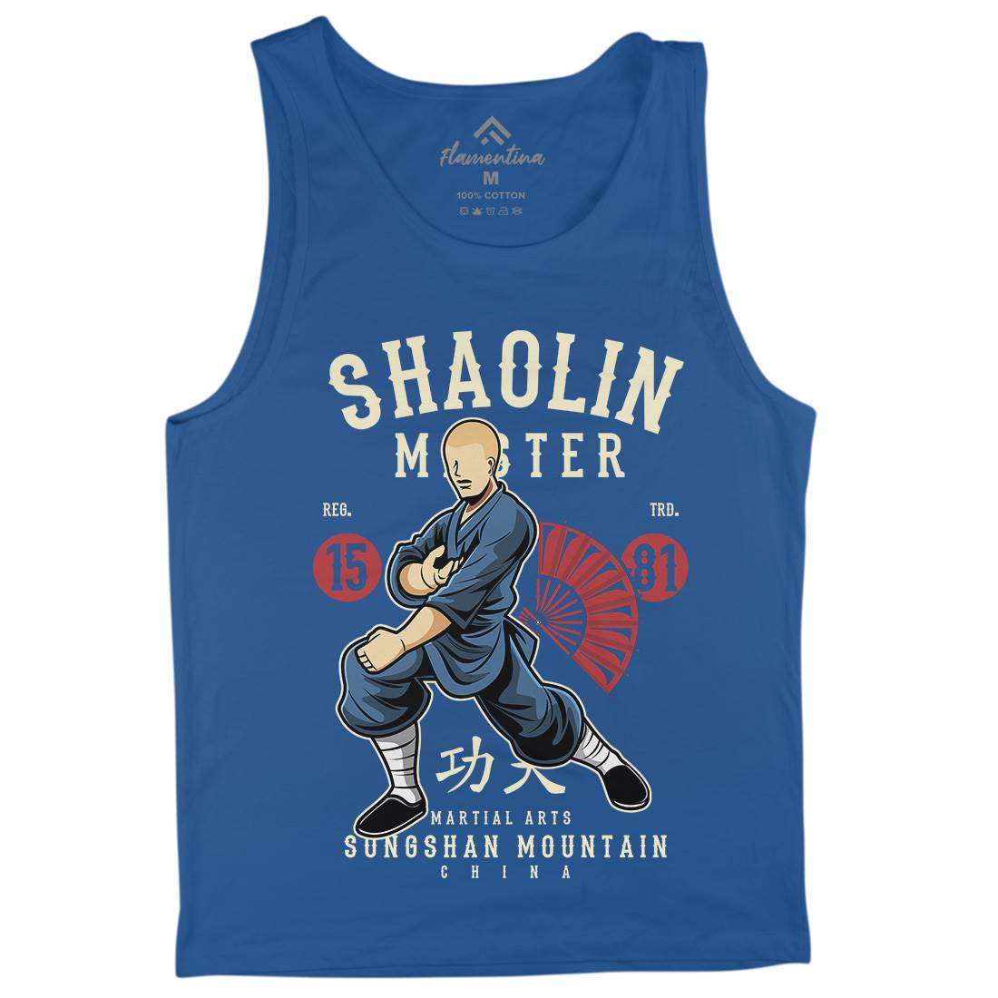 Shaolin Master Mens Tank Top Vest Asian C438