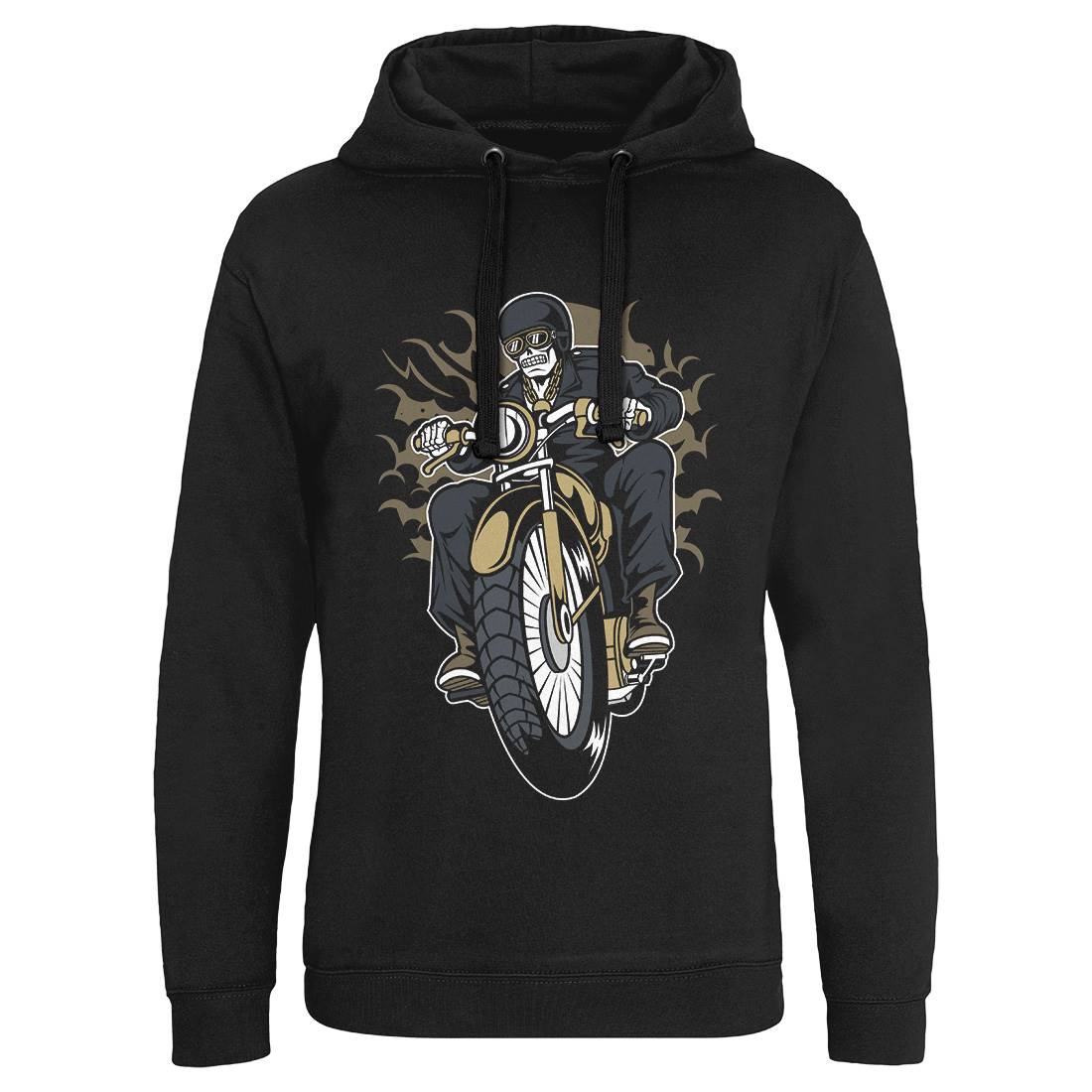 Skull Biker Club Mens Hoodie Without Pocket Motorcycles C443