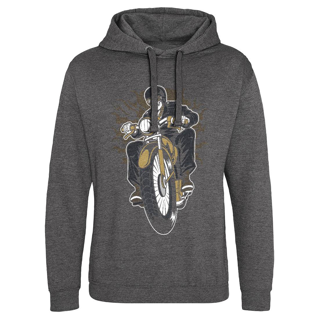 Skull Biker Club Mens Hoodie Without Pocket Motorcycles C443