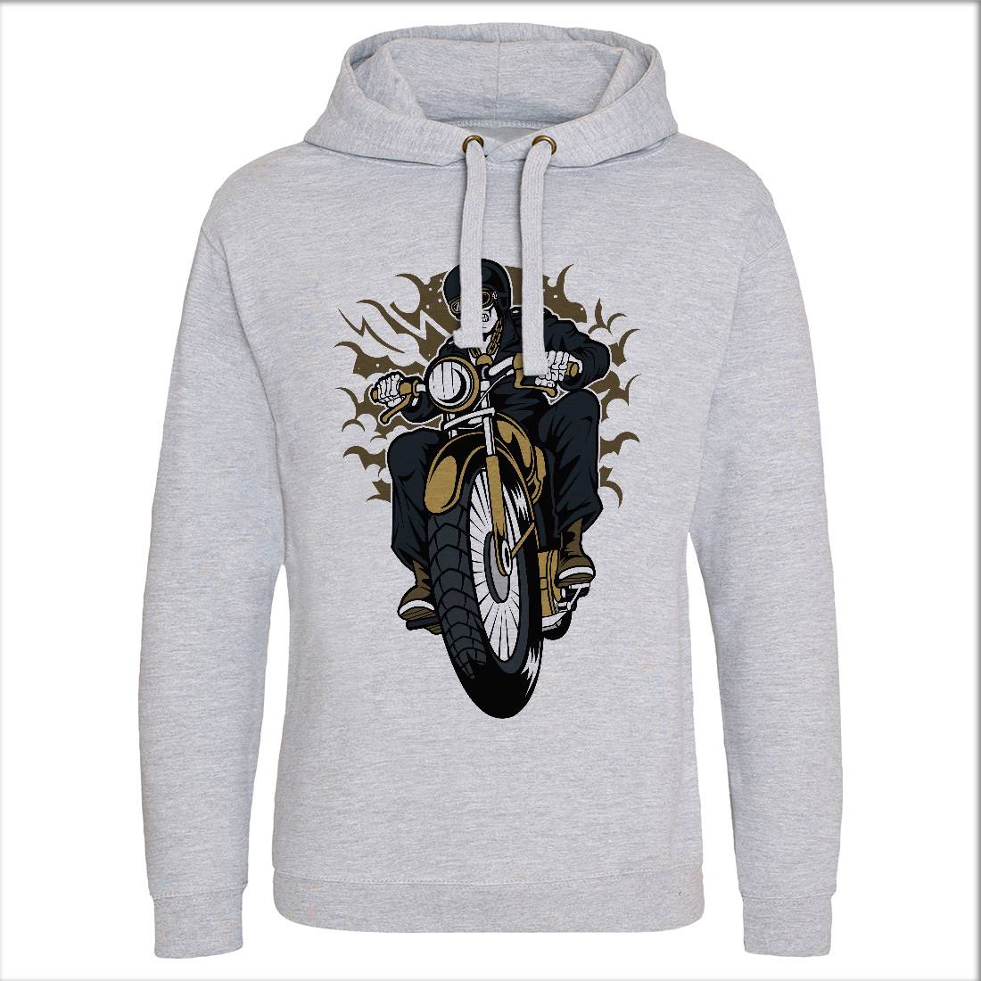 Skull Biker Club Mens Hoodie Without Pocket Motorcycles C443