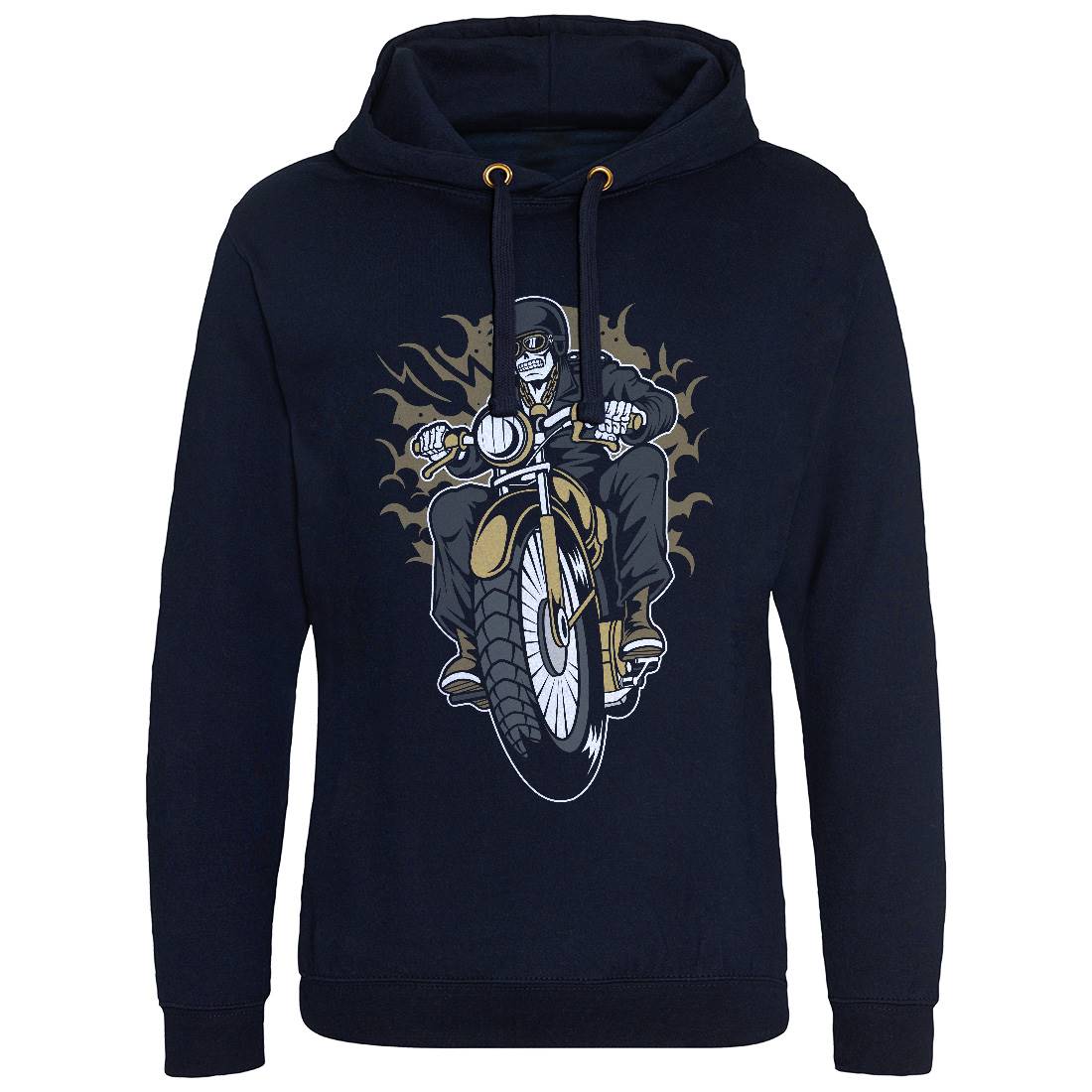 Skull Biker Club Mens Hoodie Without Pocket Motorcycles C443