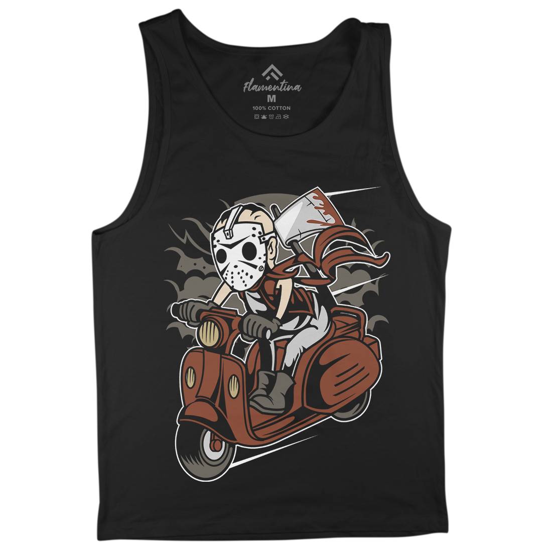 Slayer Scooter Mens Tank Top Vest Motorcycles C447