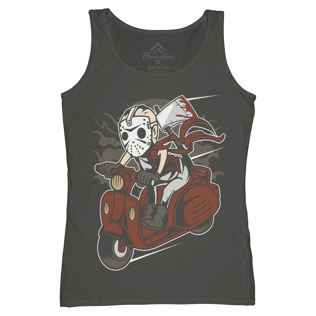Slayer Scooter Womens Organic Tank Top Vest Motorcycles C447