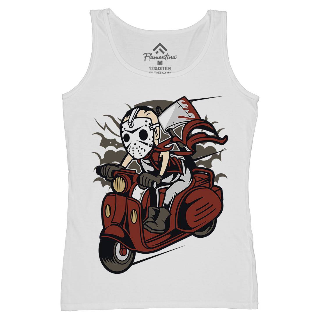 Slayer Scooter Womens Organic Tank Top Vest Motorcycles C447