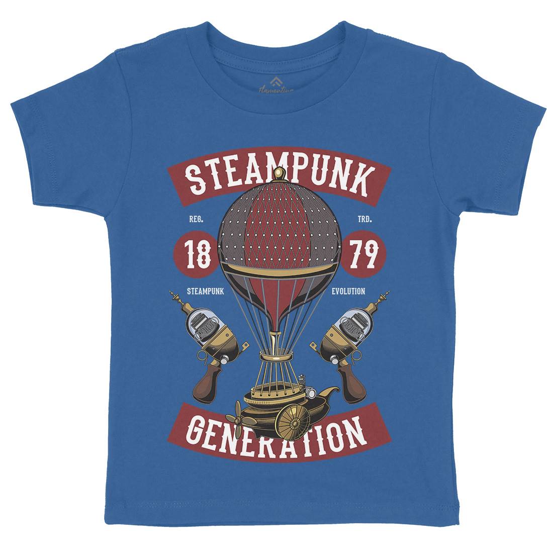 Generation Kids Crew Neck T-Shirt Steampunk C449