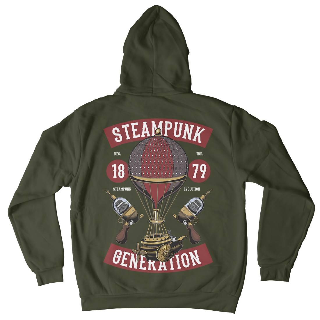 Generation Kids Crew Neck Hoodie Steampunk C449