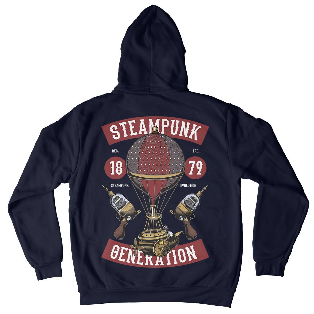Generation Kids Crew Neck Hoodie Steampunk C449