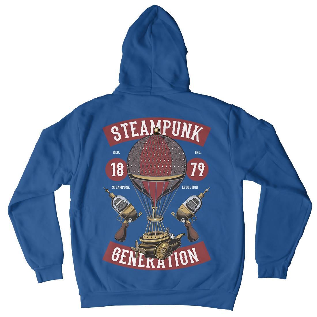 Generation Mens Hoodie With Pocket Steampunk C449
