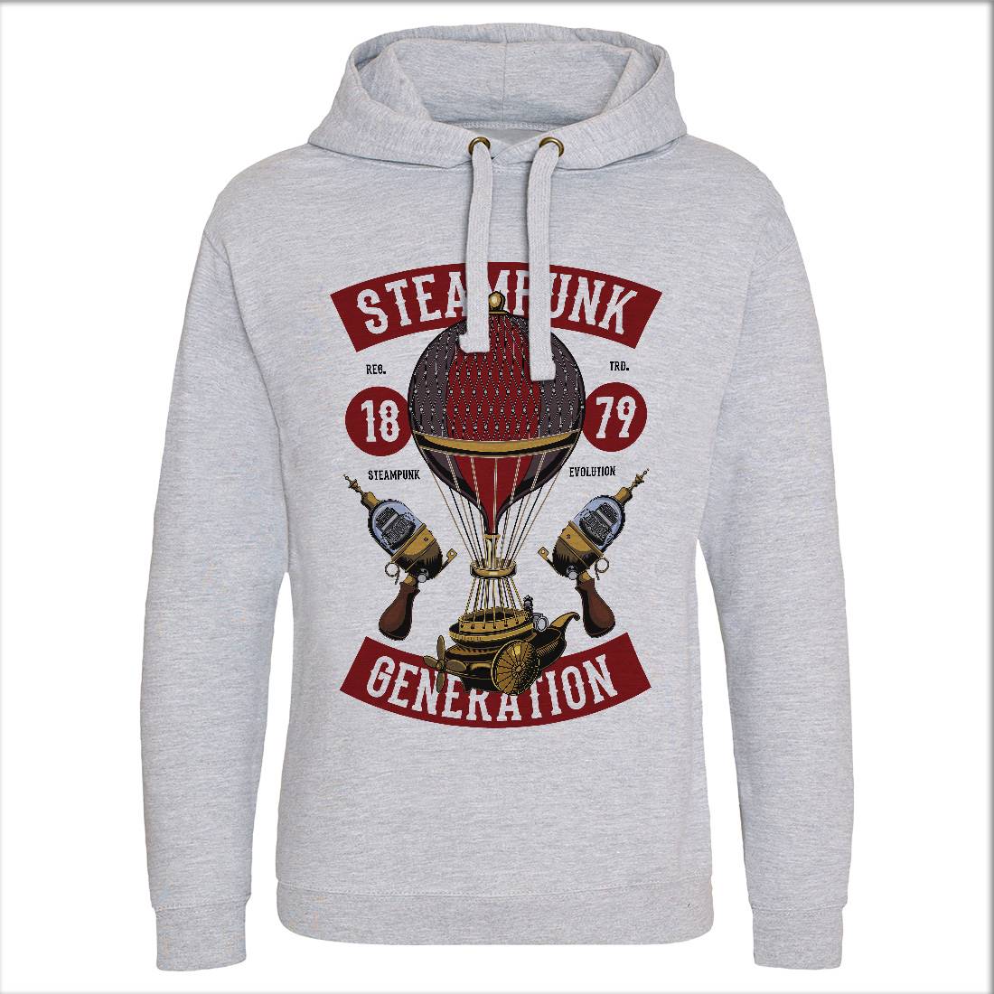 Generation Mens Hoodie Without Pocket Steampunk C449