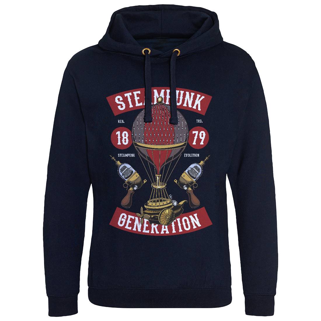 Generation Mens Hoodie Without Pocket Steampunk C449