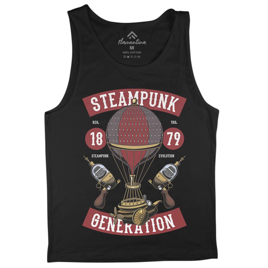 Generation Mens Tank Top Vest Steampunk C449