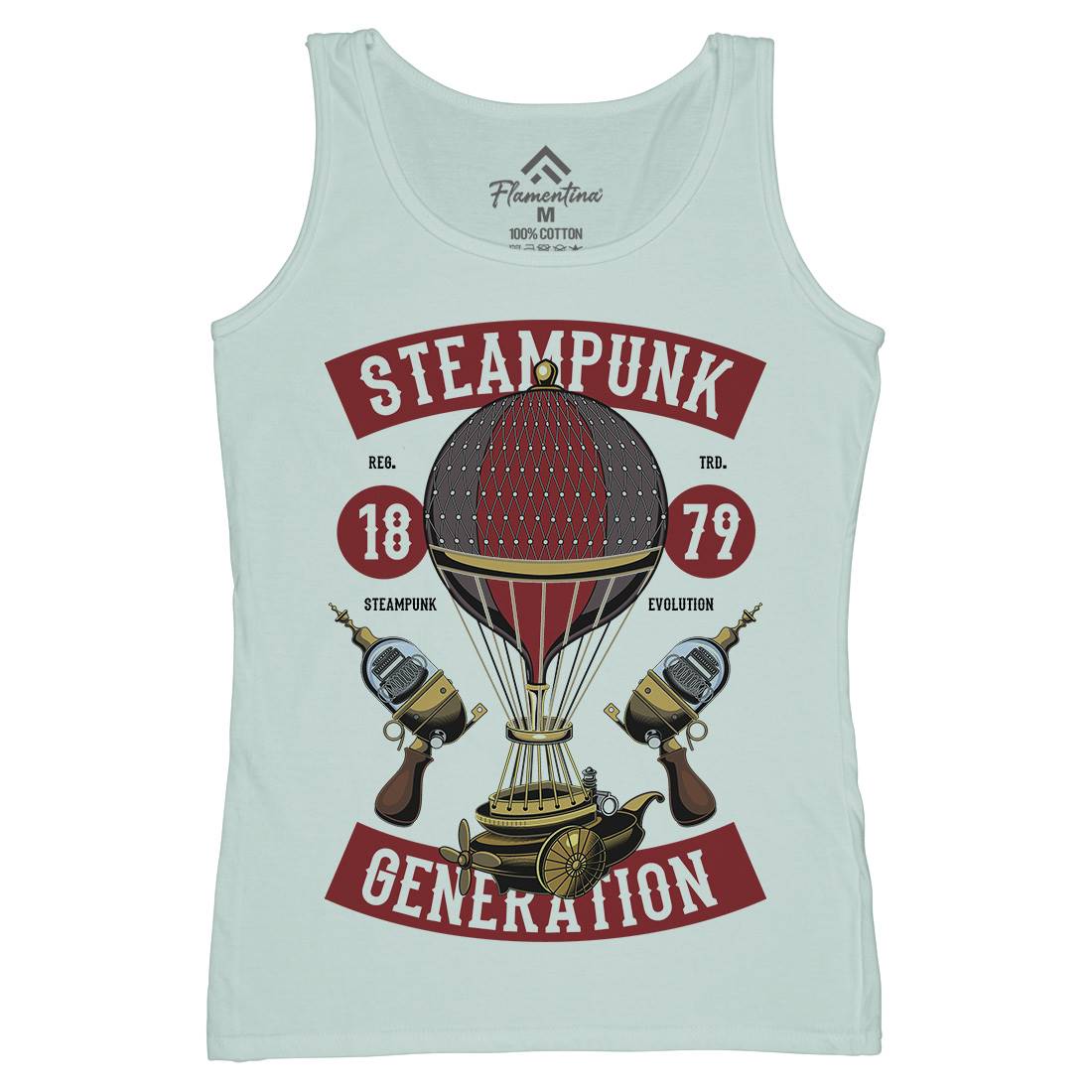 Generation Womens Organic Tank Top Vest Steampunk C449