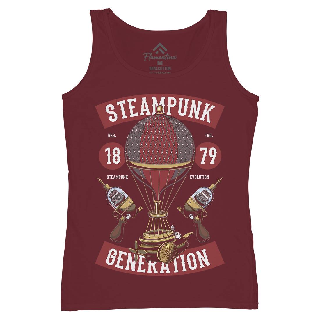 Generation Womens Organic Tank Top Vest Steampunk C449