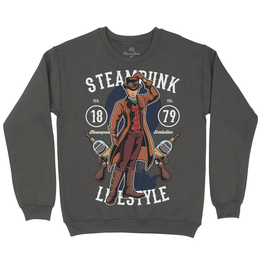Lifestyle Kids Crew Neck Sweatshirt Steampunk C450