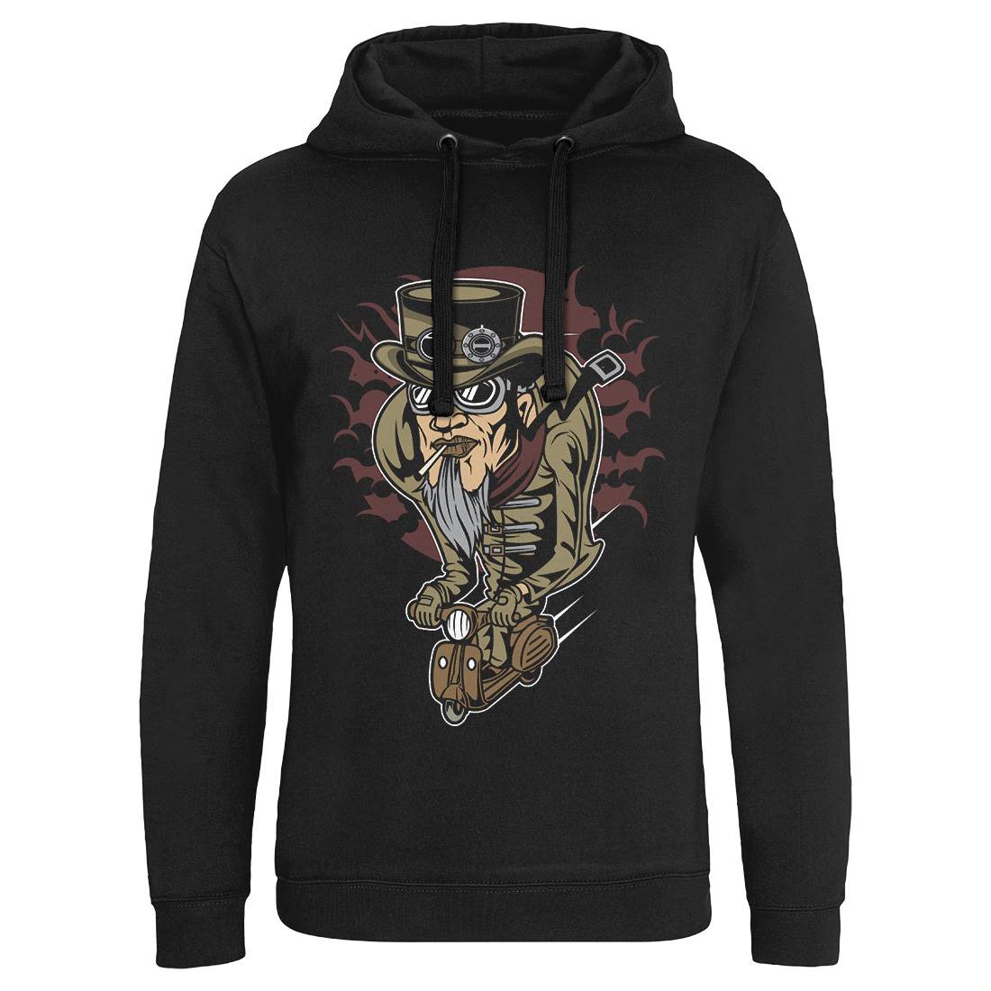 Scooter Man Mens Hoodie Without Pocket Steampunk C452