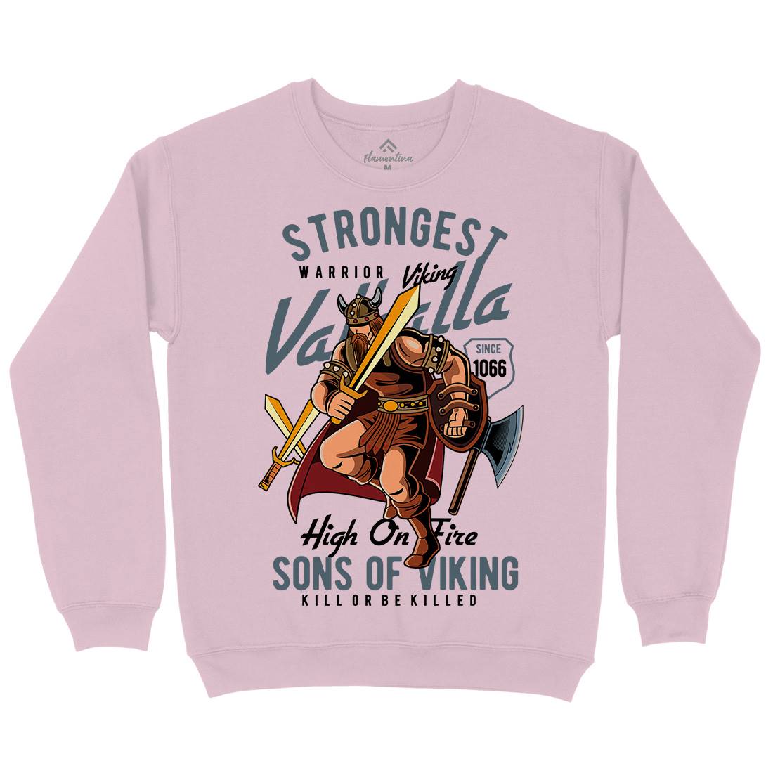 Strongest Viking Kids Crew Neck Sweatshirt Warriors C455