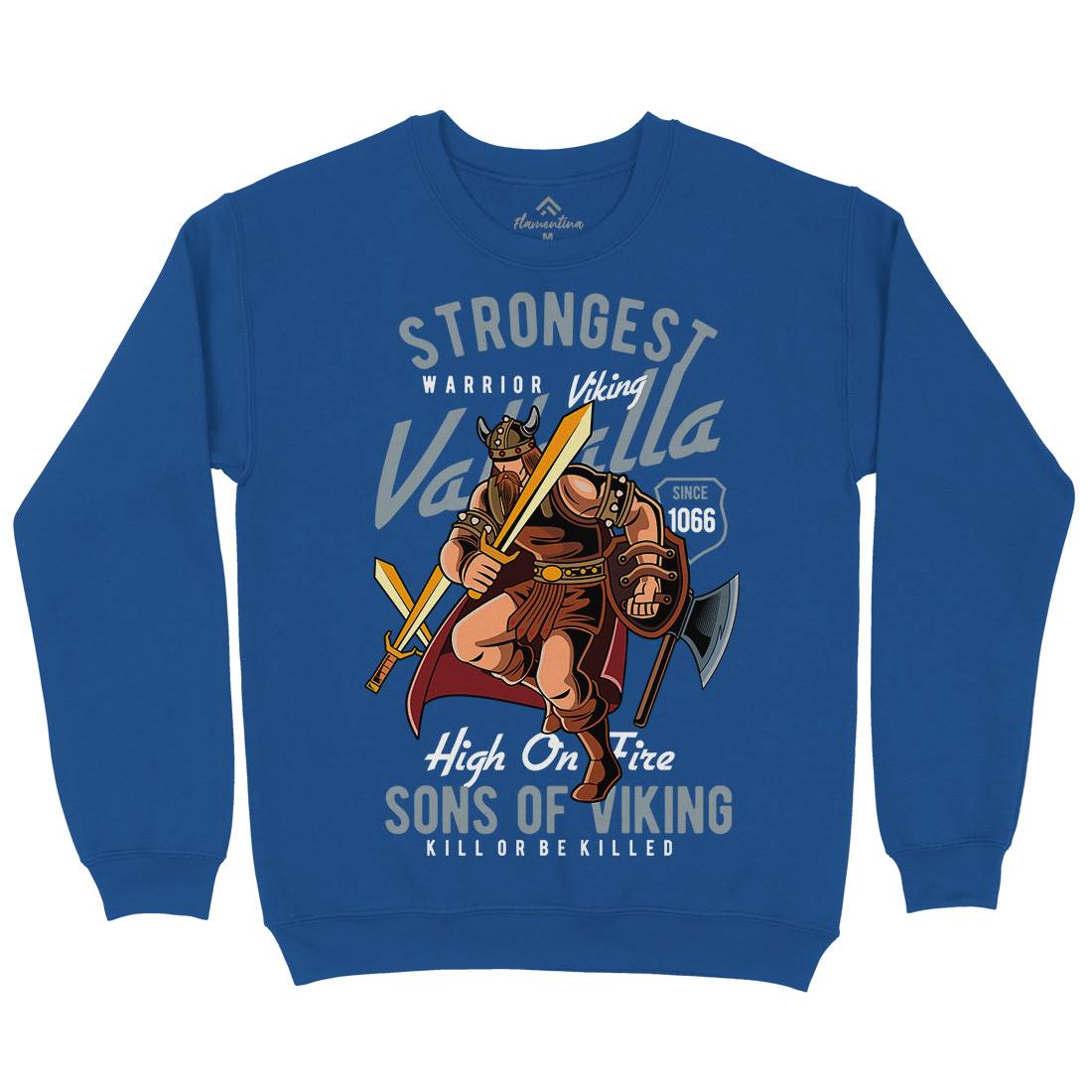 Strongest Viking Kids Crew Neck Sweatshirt Warriors C455
