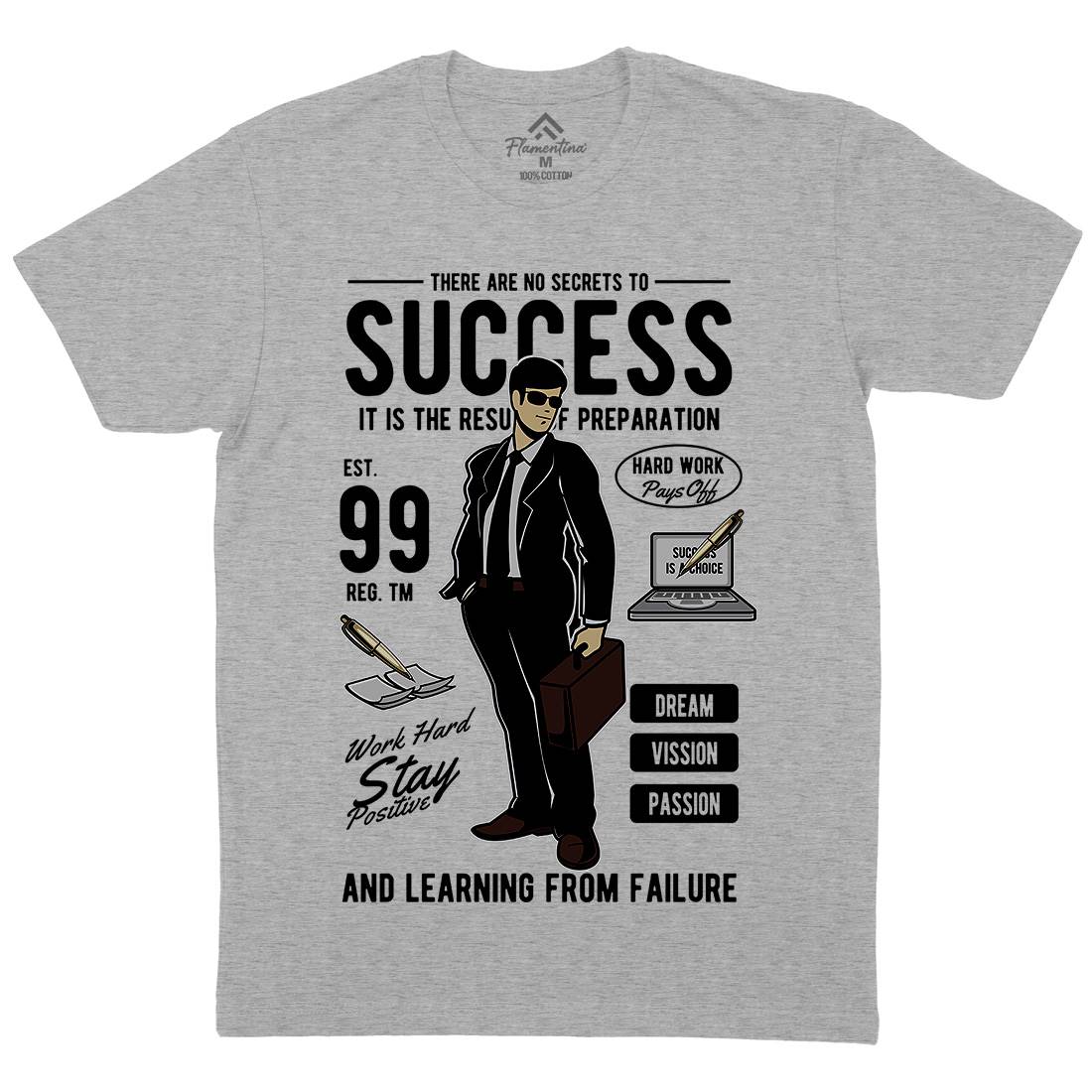 Success Mens Crew Neck T-Shirt Work C456