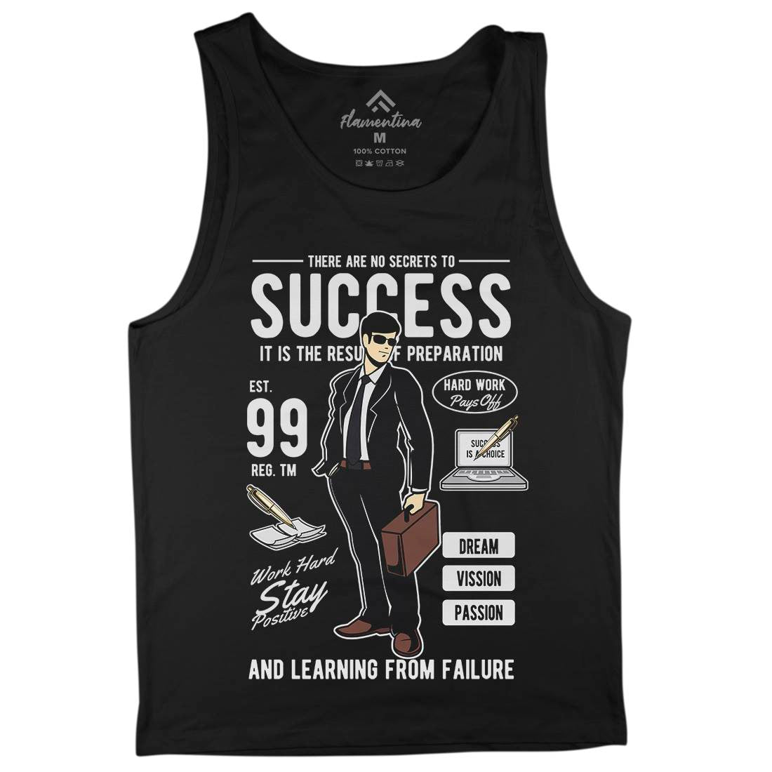 Success Mens Tank Top Vest Work C456