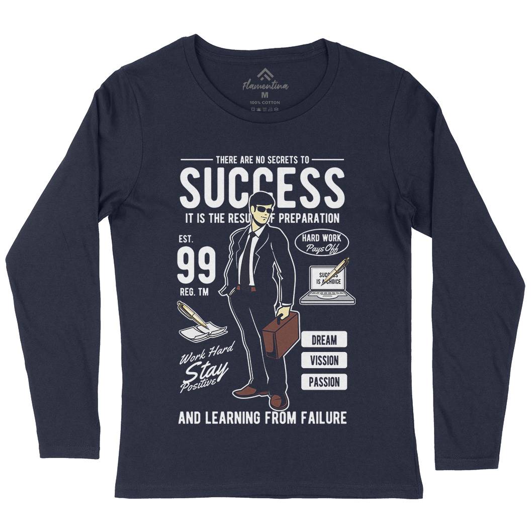Success Womens Long Sleeve T-Shirt Work C456