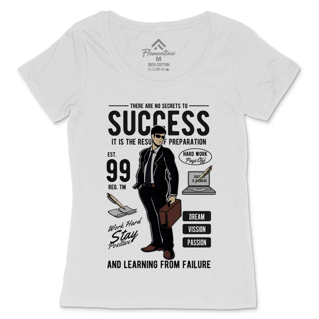Success Womens Scoop Neck T-Shirt Work C456