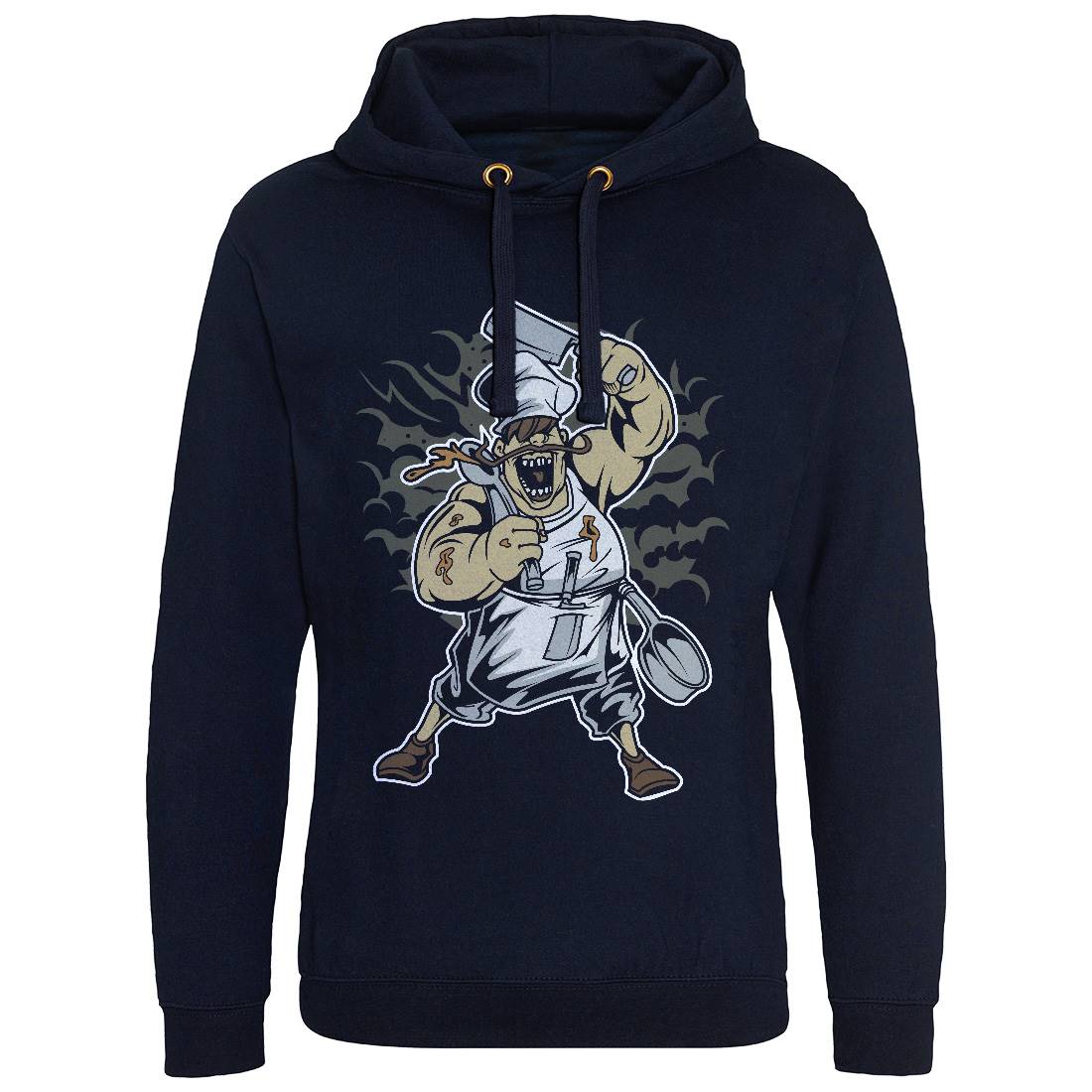 The Chef Mens Hoodie Without Pocket Work C460