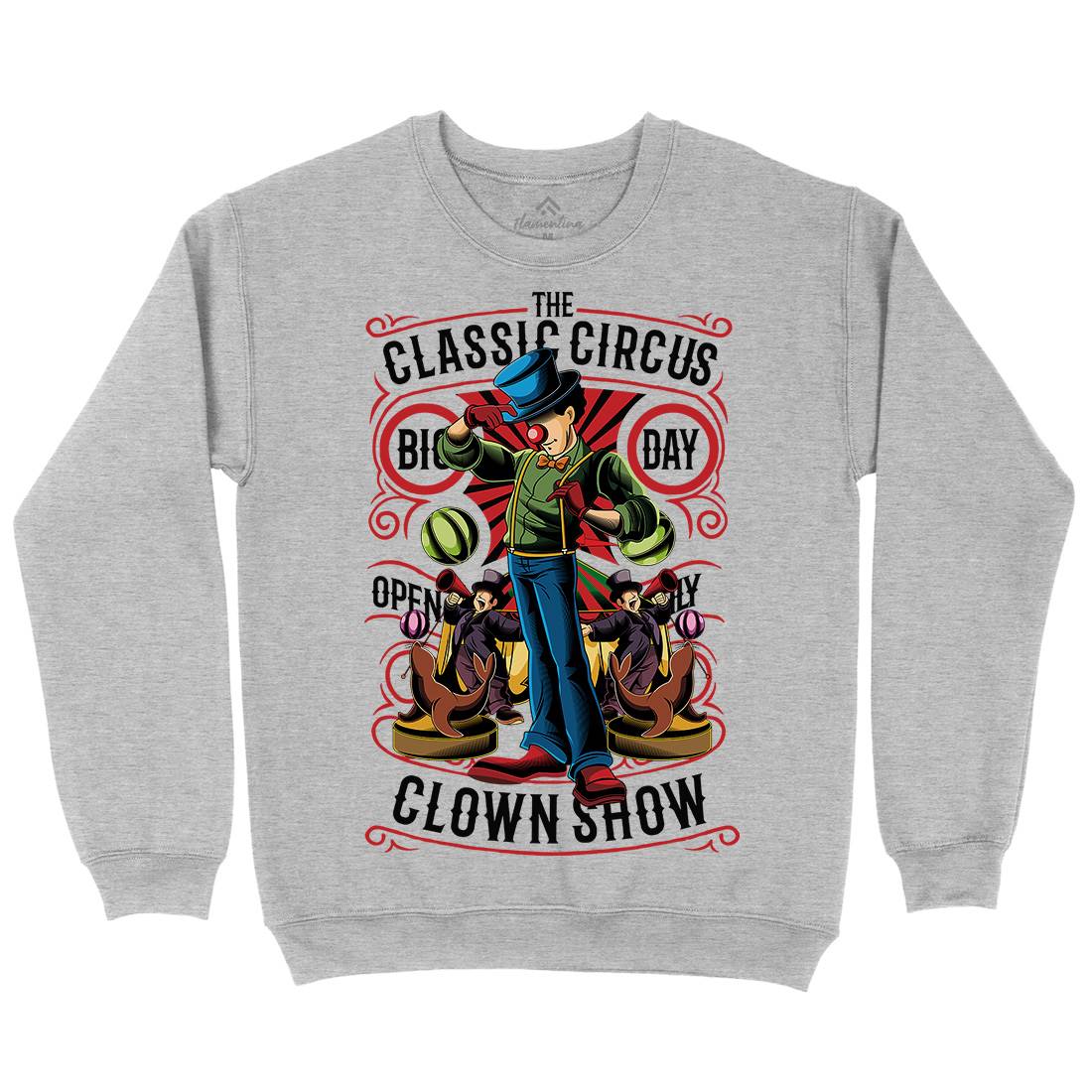 Classic Circus Kids Crew Neck Sweatshirt Retro C461