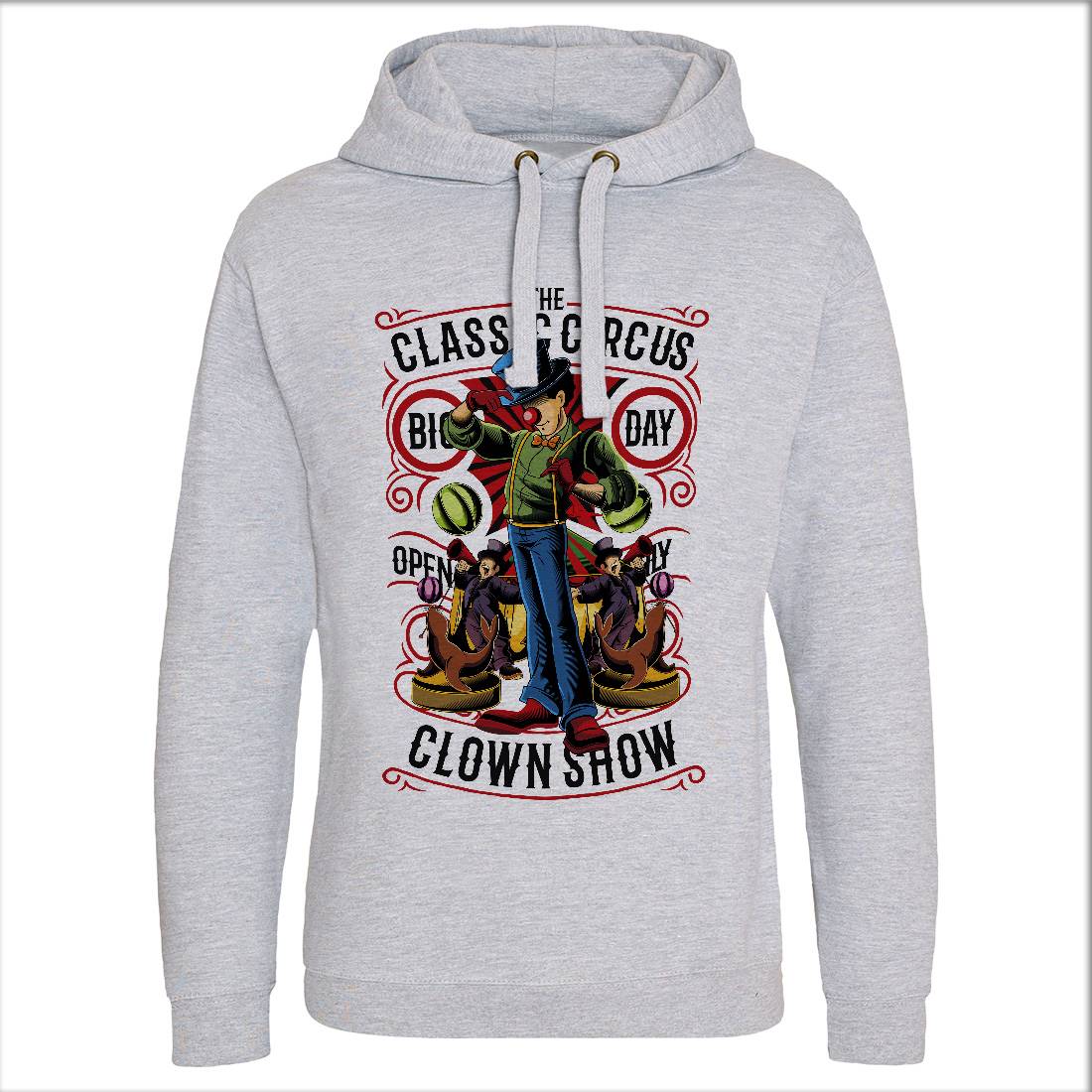 Classic Circus Mens Hoodie Without Pocket Retro C461