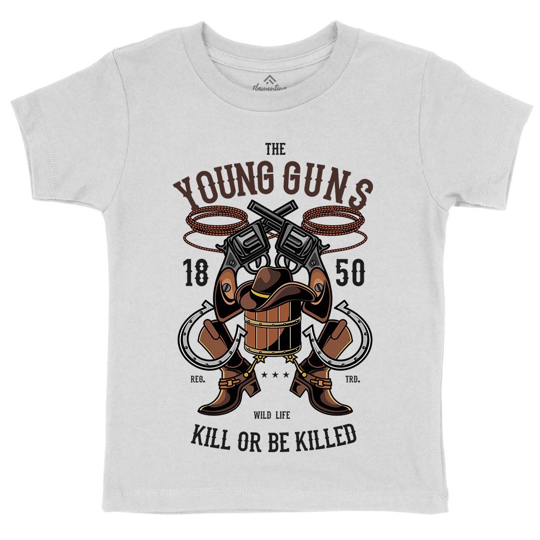 The Young Guns Kids Crew Neck T-Shirt American C462