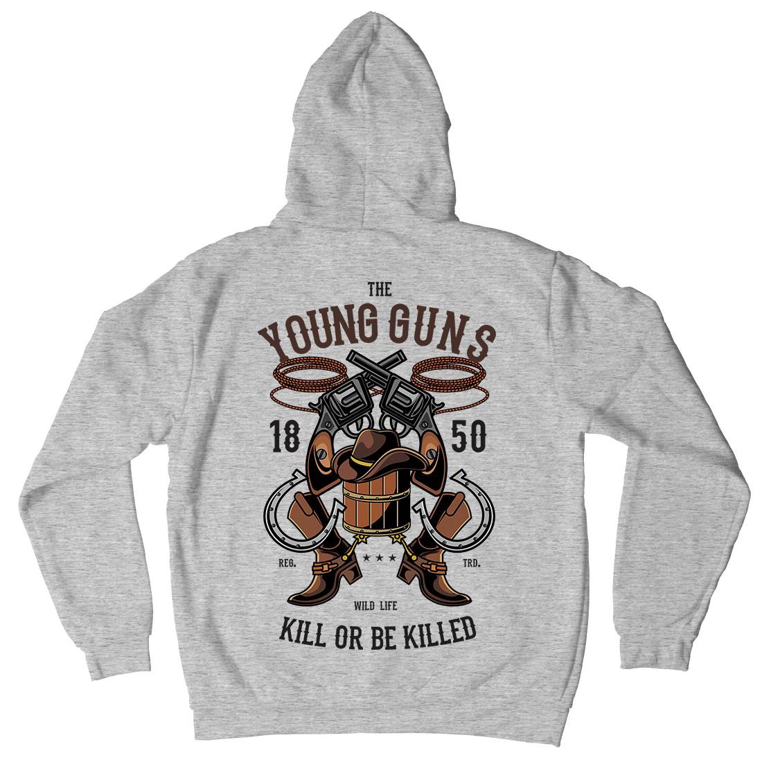 The Young Guns Kids Crew Neck Hoodie American C462