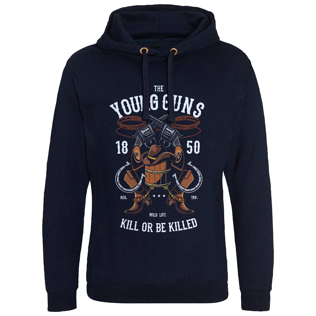 The Young Guns Mens Hoodie Without Pocket American C462