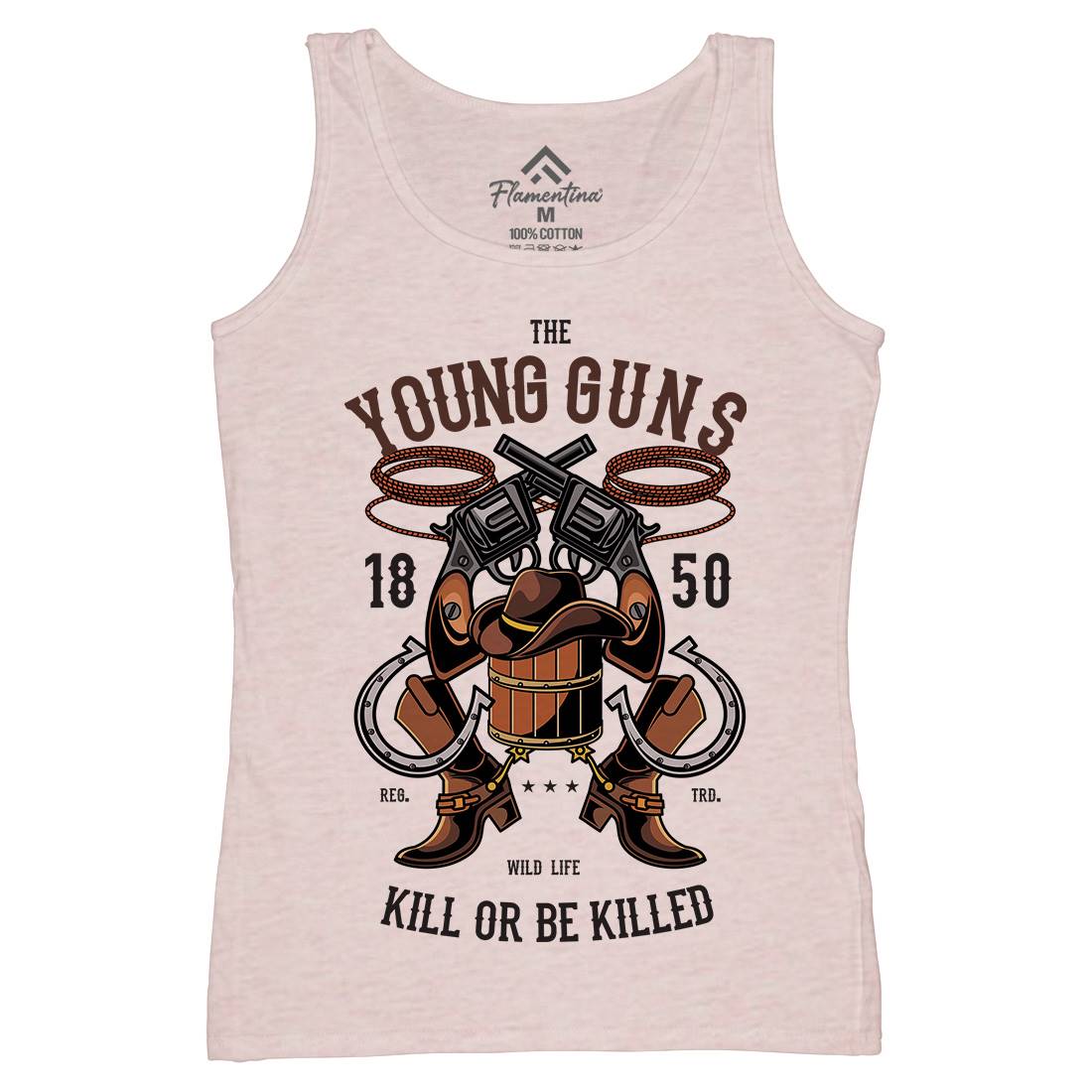 The Young Guns Womens Organic Tank Top Vest American C462