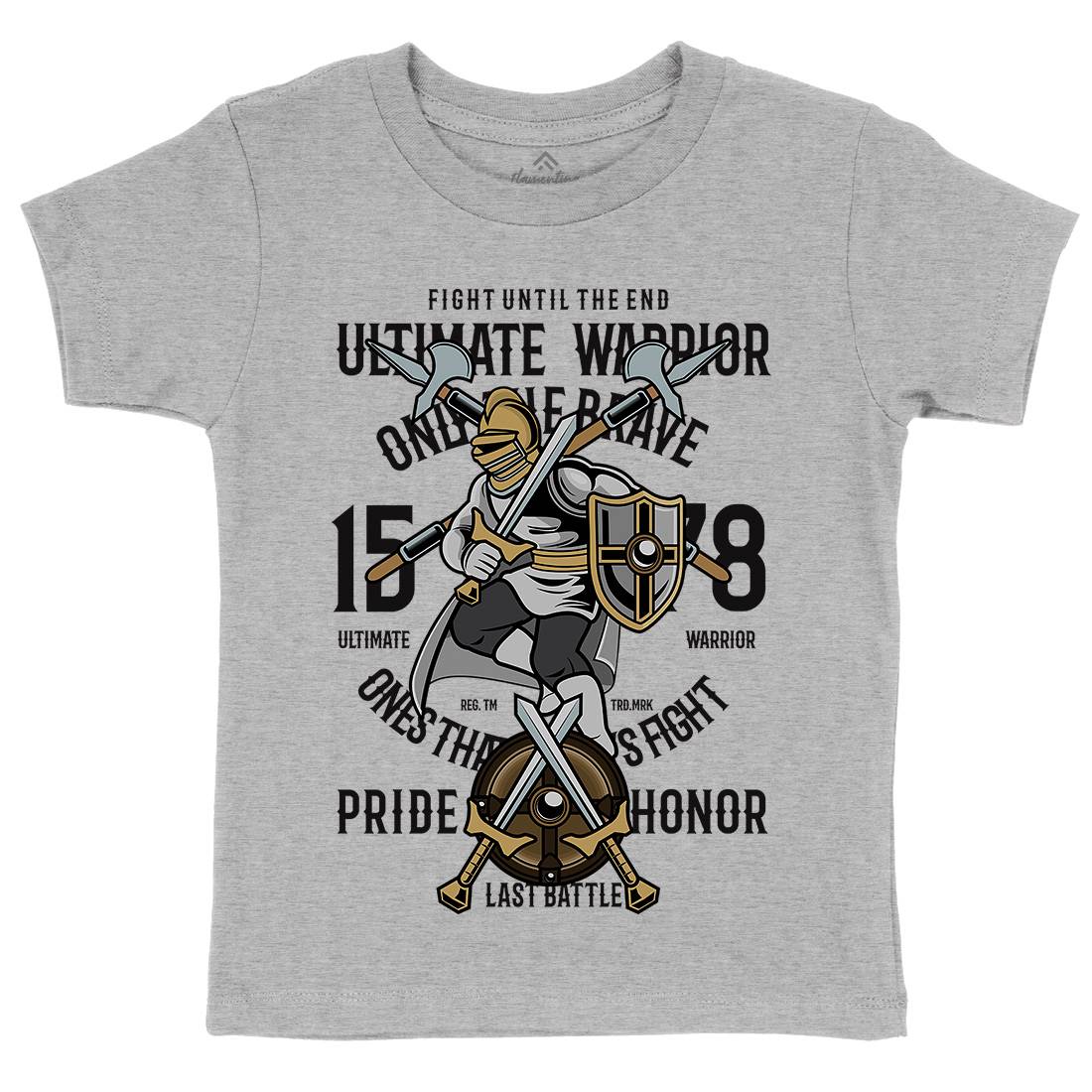 Ultimate Kids Organic Crew Neck T-Shirt Warriors C465