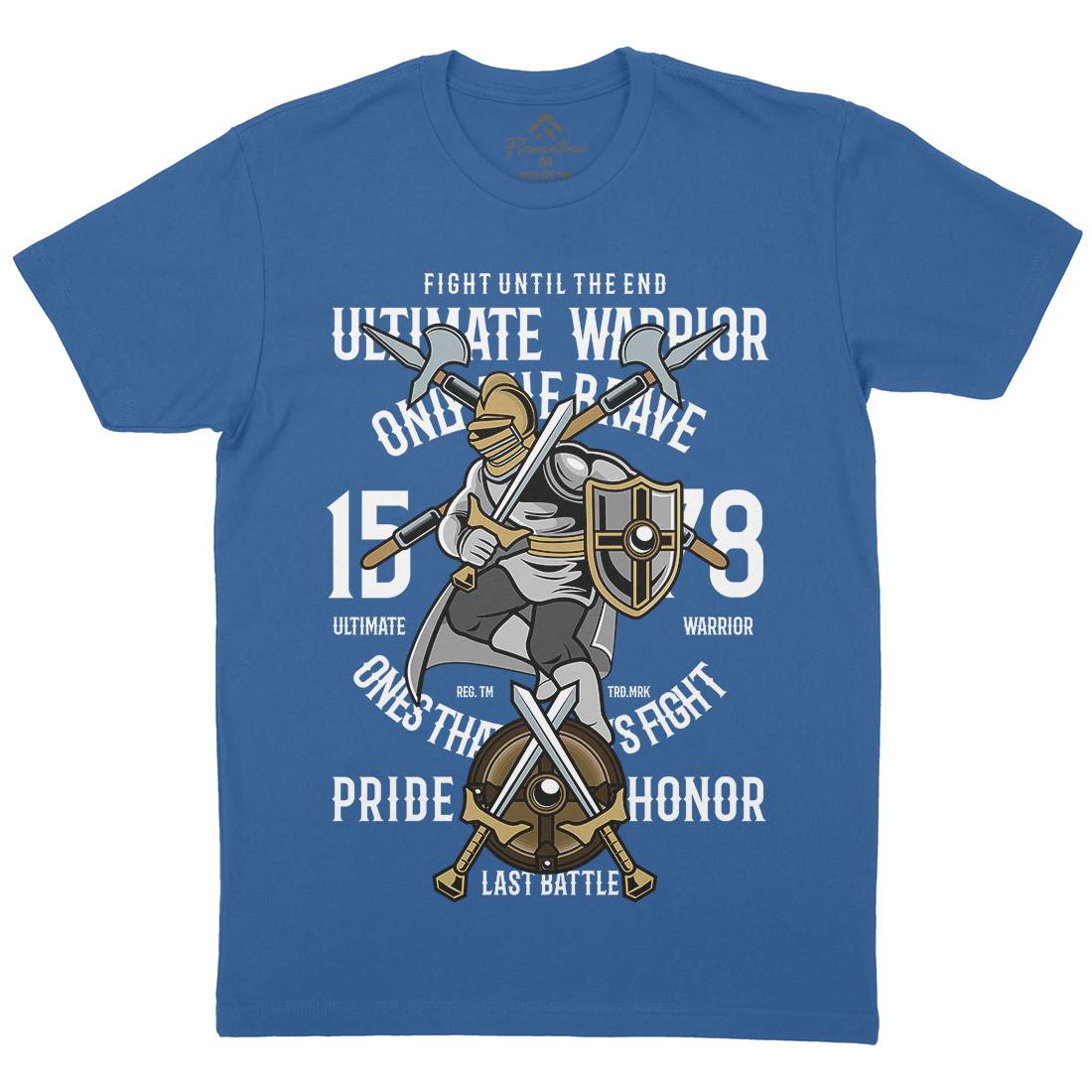 Ultimate Mens Crew Neck T-Shirt Warriors C465
