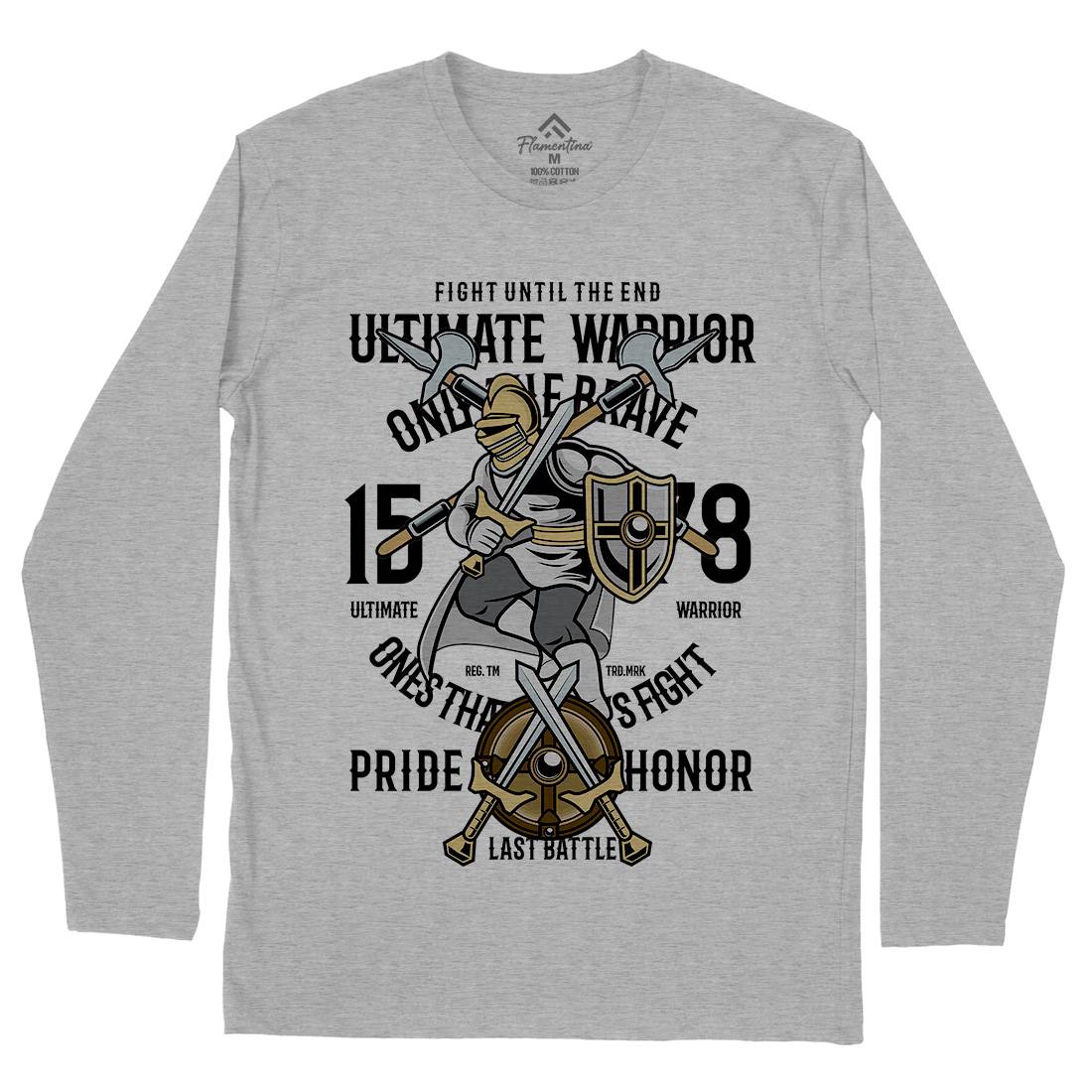Ultimate Mens Long Sleeve T-Shirt Warriors C465