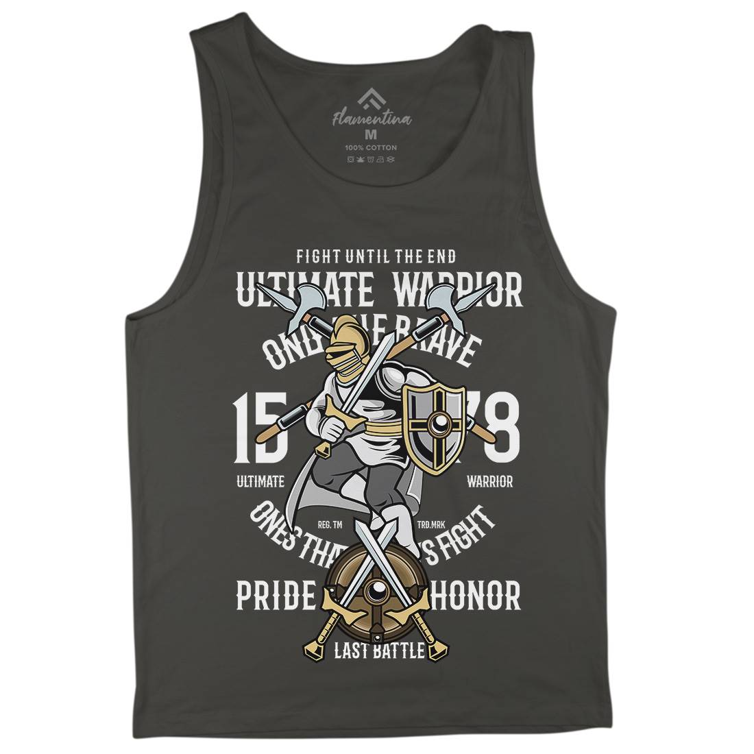 Ultimate Mens Tank Top Vest Warriors C465