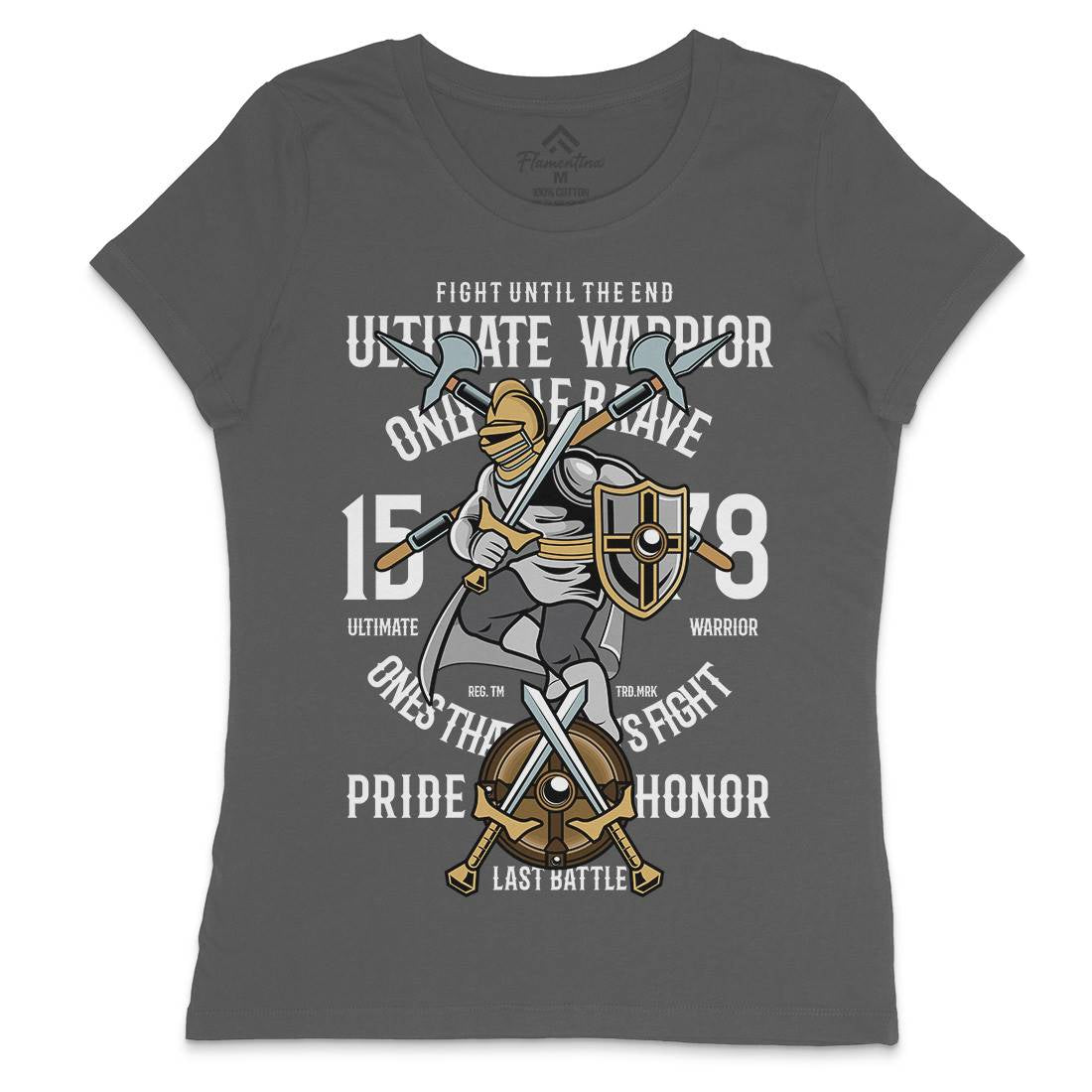 Ultimate Womens Crew Neck T-Shirt Warriors C465