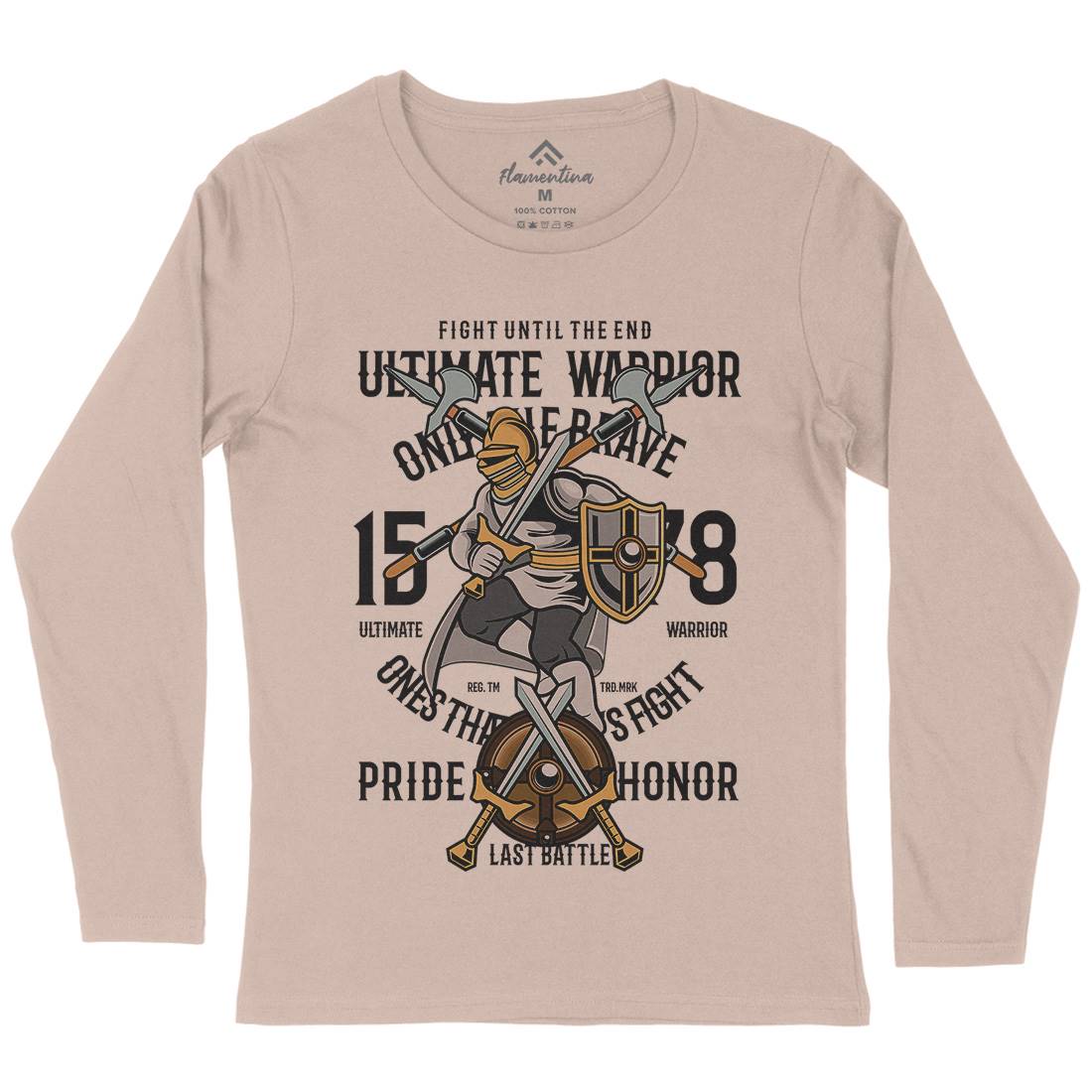 Ultimate Womens Long Sleeve T-Shirt Warriors C465
