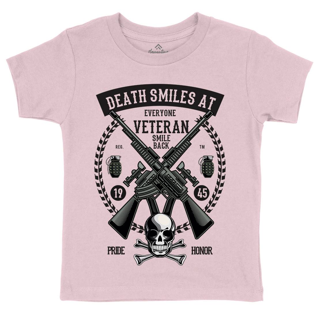 Veteran Kids Organic Crew Neck T-Shirt Army C466